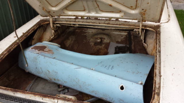 1963 White Ford Galaxie