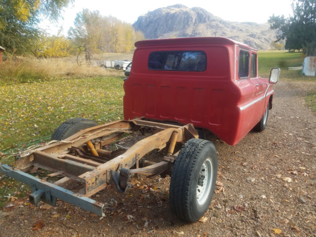 1963 Red GMC C3500 Crew Cab Pickup
