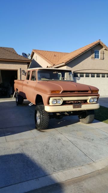 1963 Brown Primer Chevrolet C-10 Extended Cab Pickup