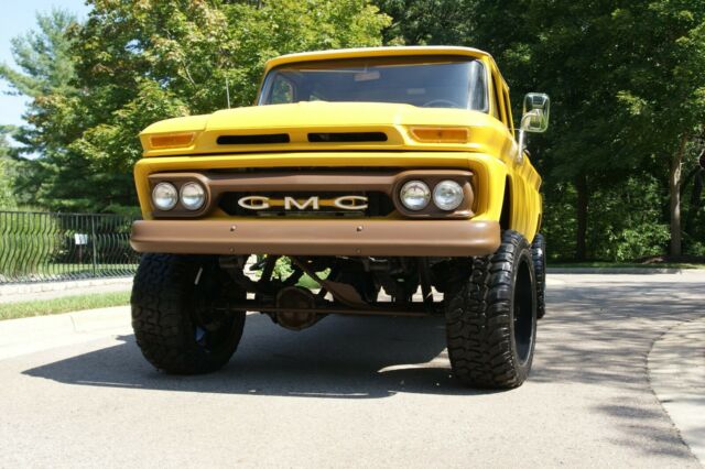 1963 Yellow GMC K25 Extended Crew Cab Pickup