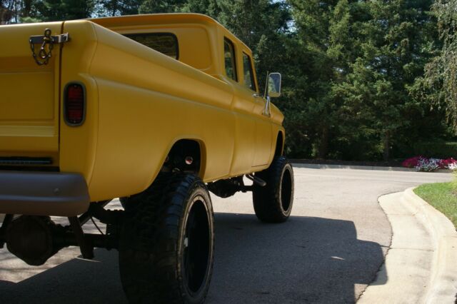 1963 Yellow GMC K25 Extended Crew Cab Pickup
