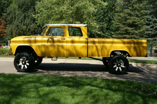 1963 Yellow GMC K25 Extended Crew Cab Pickup