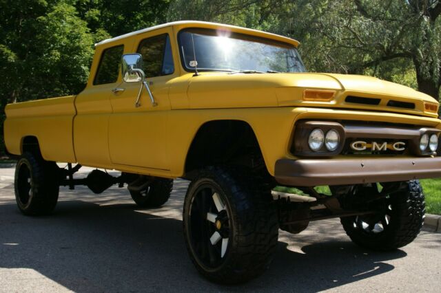 1963 Yellow GMC K25 Extended Crew Cab Pickup