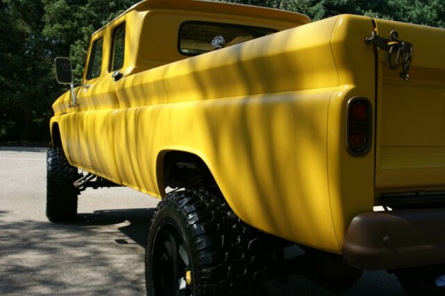 1963 Yellow GMC K25 Extended Crew Cab Pickup