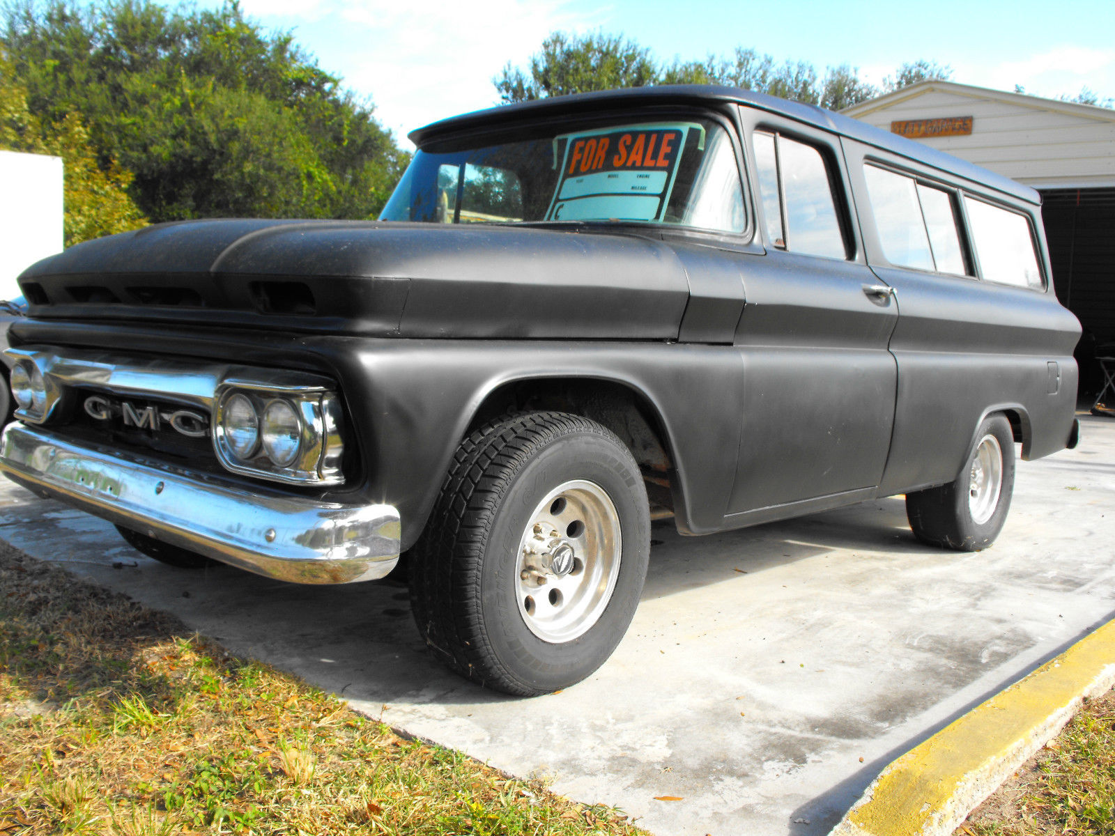 1963 Black GMC Suburban Wagon