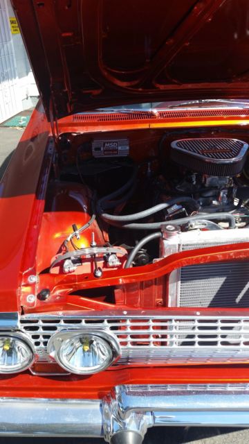 1963 burnt Orange Chevrolet Impala Coupe