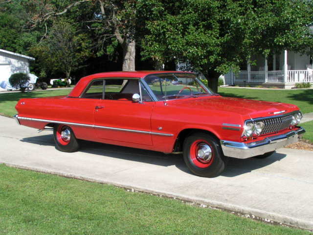 1963 Red Chevrolet Impala