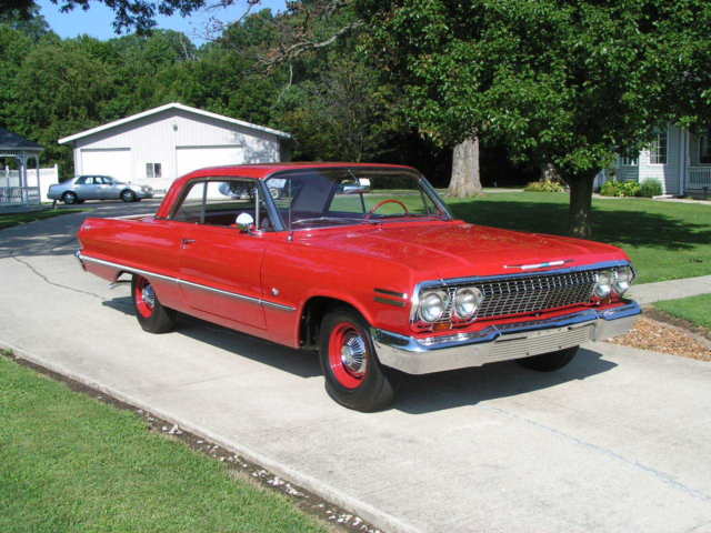 1963 Red Chevrolet Impala