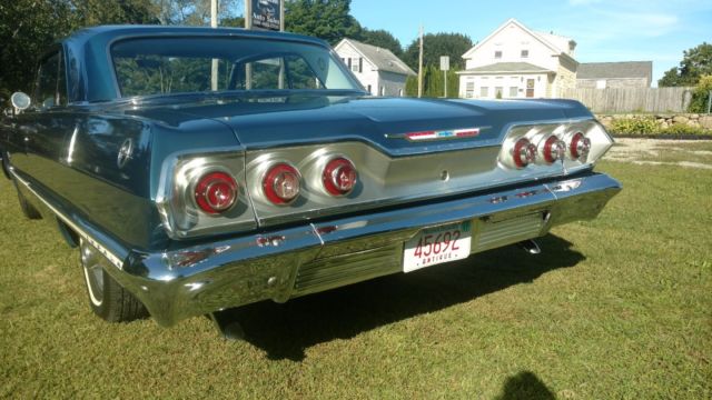 1963 Blue Chevrolet Impala Coupe