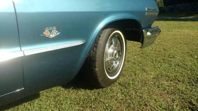 1963 Blue Chevrolet Impala Coupe
