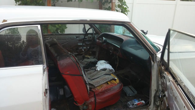 1963 White Chevrolet Impala