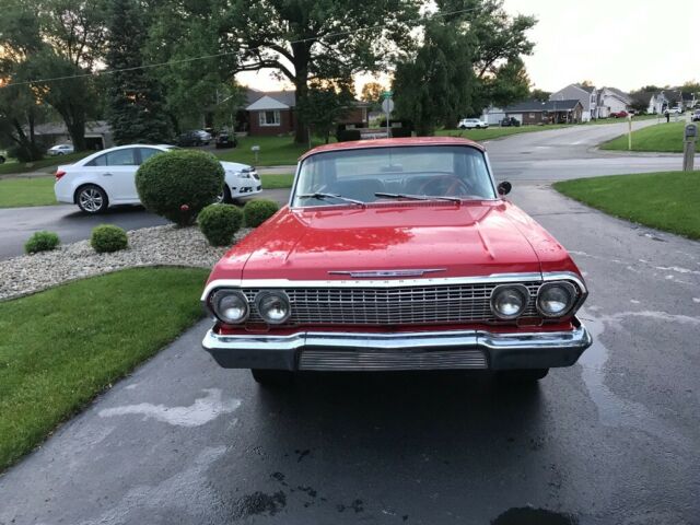 1963 Red Chevrolet Impala Coupe