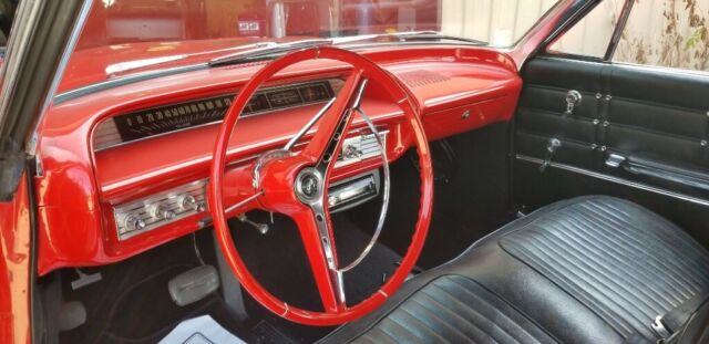 1963 Red Chevrolet Impala Coupe