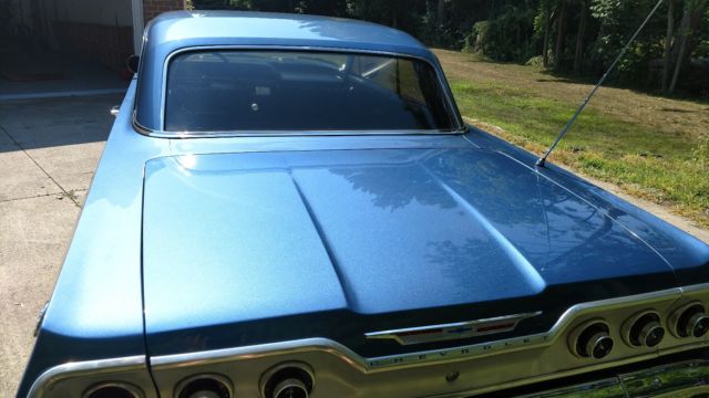 1963 Blue Chevrolet Impala Coupe