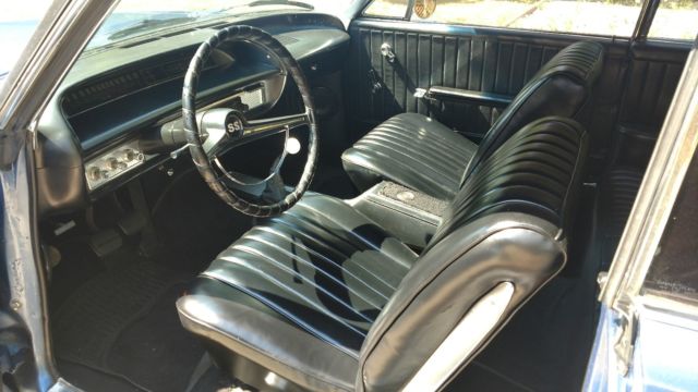 1963 Blue Chevrolet Impala Coupe