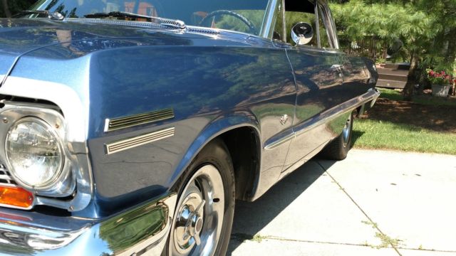 1963 Blue Chevrolet Impala Coupe