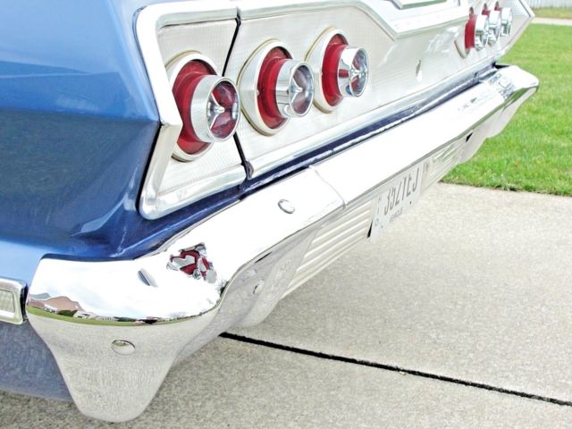 1963 Blue Chevrolet Impala Coupe