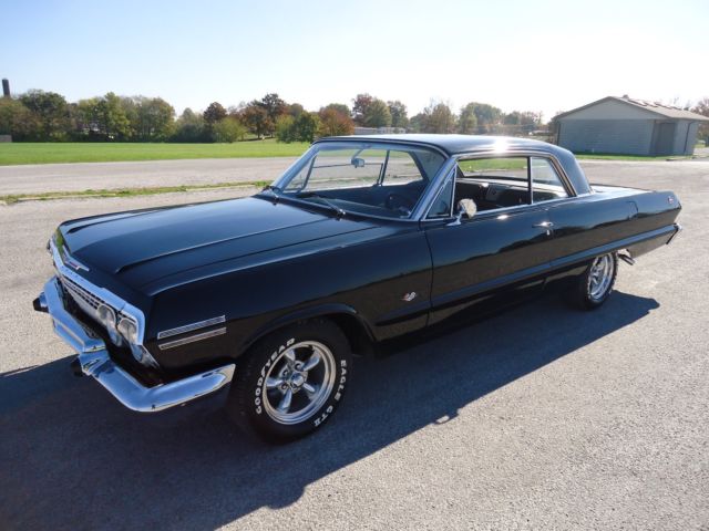 1963 Black Chevrolet Impala Coupe