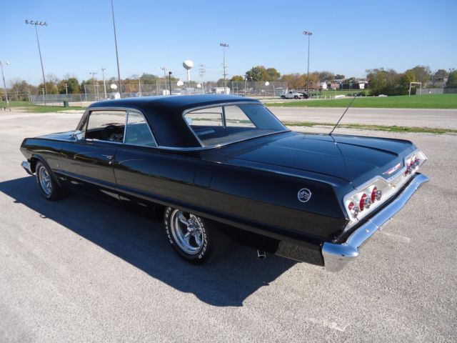 1963 Black Chevrolet Impala Coupe