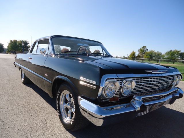 1963 Black Chevrolet Impala Coupe