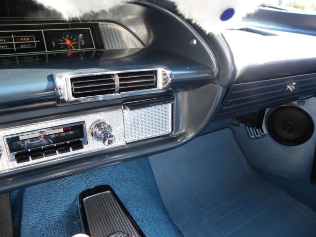 1963 Blue Chevrolet Impala Convertible