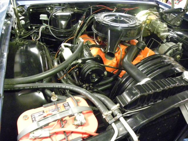 1963 Blue Chevrolet Impala Convertible