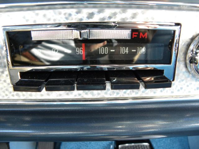 1963 Blue Chevrolet Impala Convertible