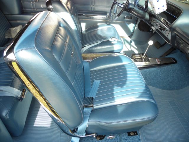 1963 Blue Chevrolet Impala Convertible