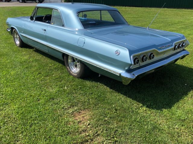 1963 Blue Chevrolet Impala Coupe