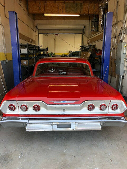 1963 Red Chevrolet Impala Coupe