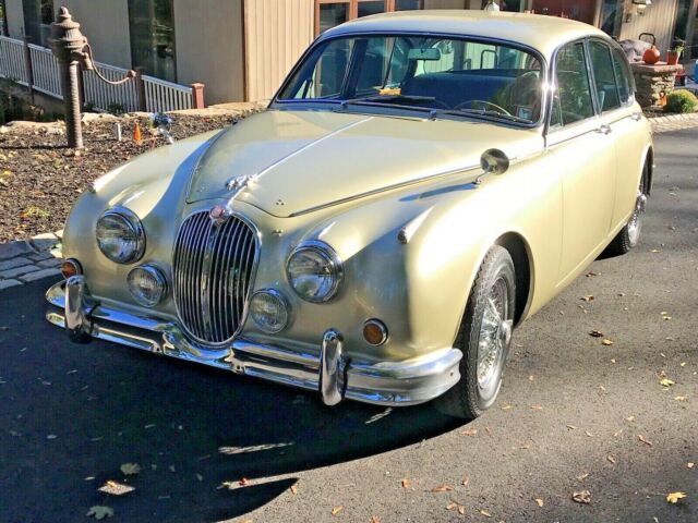 1963 Gold Jaguar Mk 2 3.8 Sedan