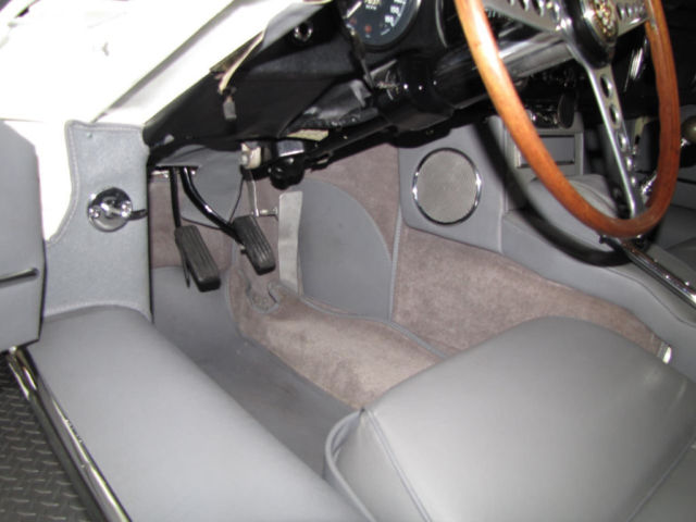 1963 White Jaguar E-Type Convertible