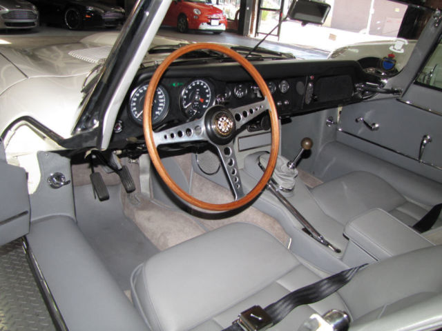 1963 White Jaguar E-Type Convertible