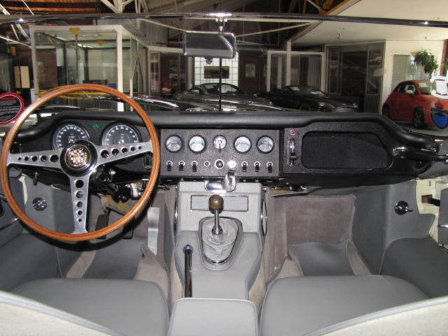 1963 White Jaguar E-Type Convertible