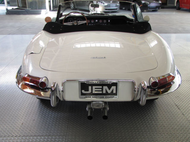 1963 White Jaguar E-Type Convertible
