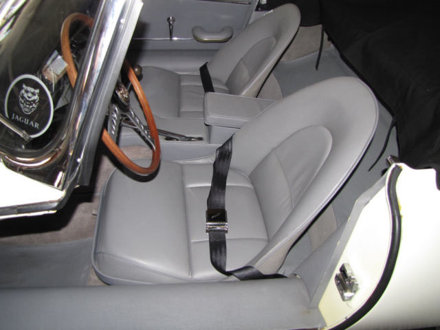 1963 White Jaguar E-Type Convertible