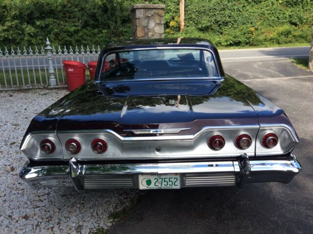 1963 Black cherry Chevrolet Impala Coupe