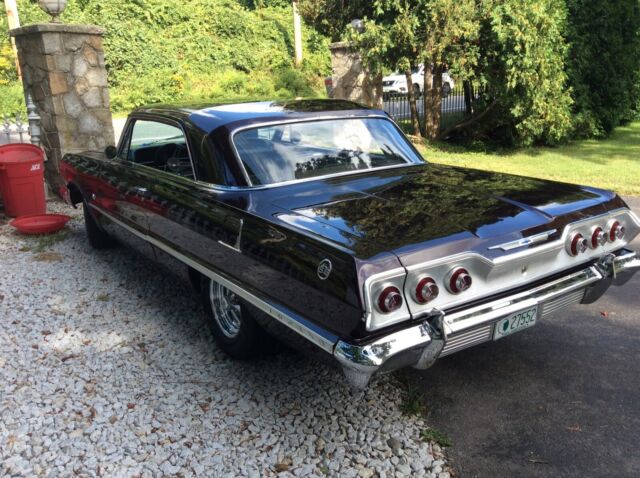 1963 Black cherry Chevrolet Impala Coupe