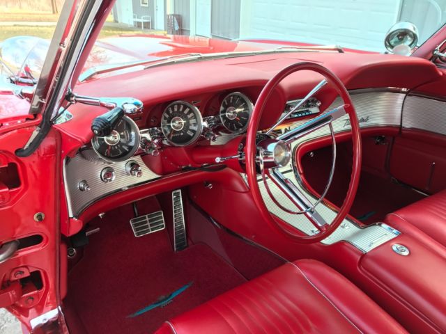 1963 red Ford Thunderbird Coupe