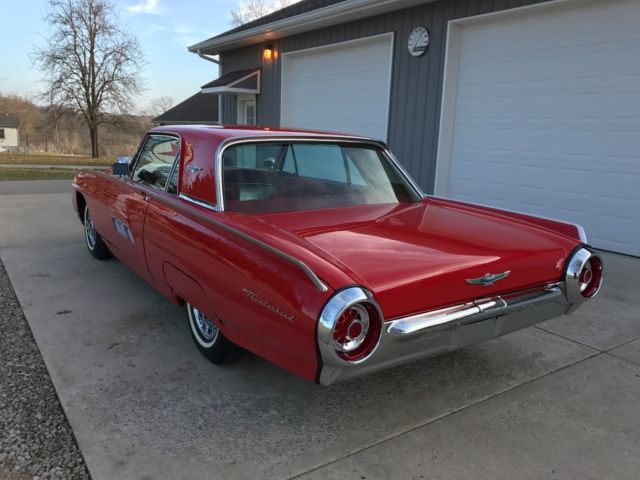 1963 red Ford Thunderbird Coupe