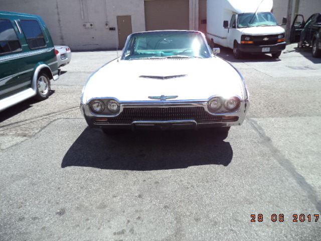 1963 White Ford Thunderbird Coupe