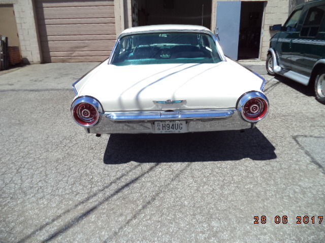 1963 White Ford Thunderbird Coupe