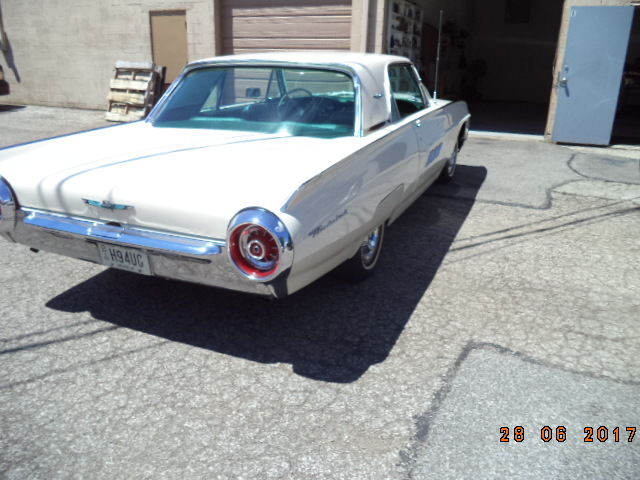 1963 White Ford Thunderbird Coupe