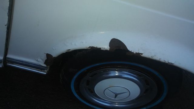 1963 White Mercedes-Benz 200-Series Convertible