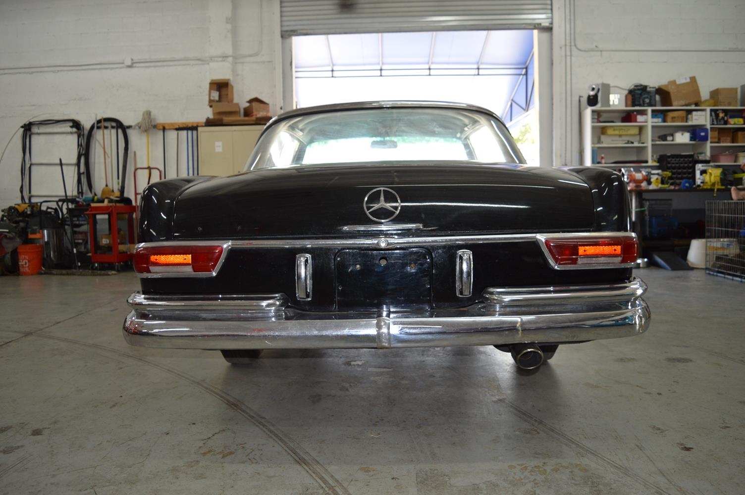 1963 Black Mercedes-Benz 200-Series Coupe