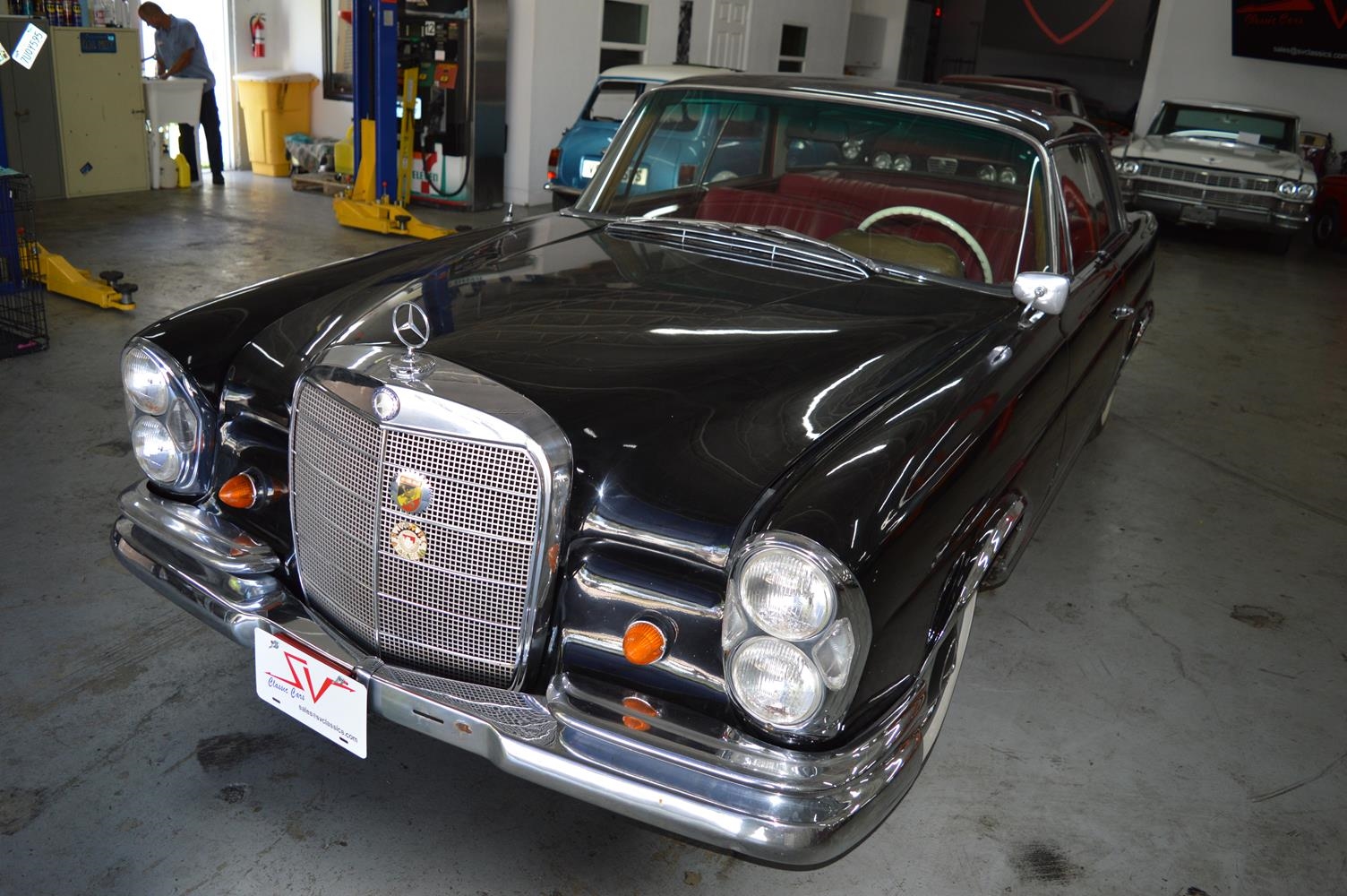 1963 Black Mercedes-Benz 200-Series Coupe