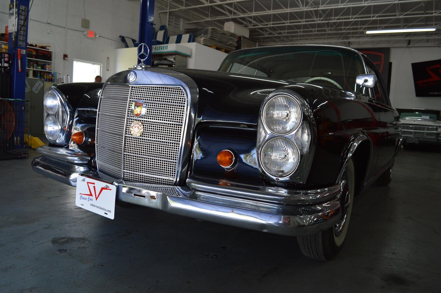 1963 Black Mercedes-Benz 200-Series Coupe