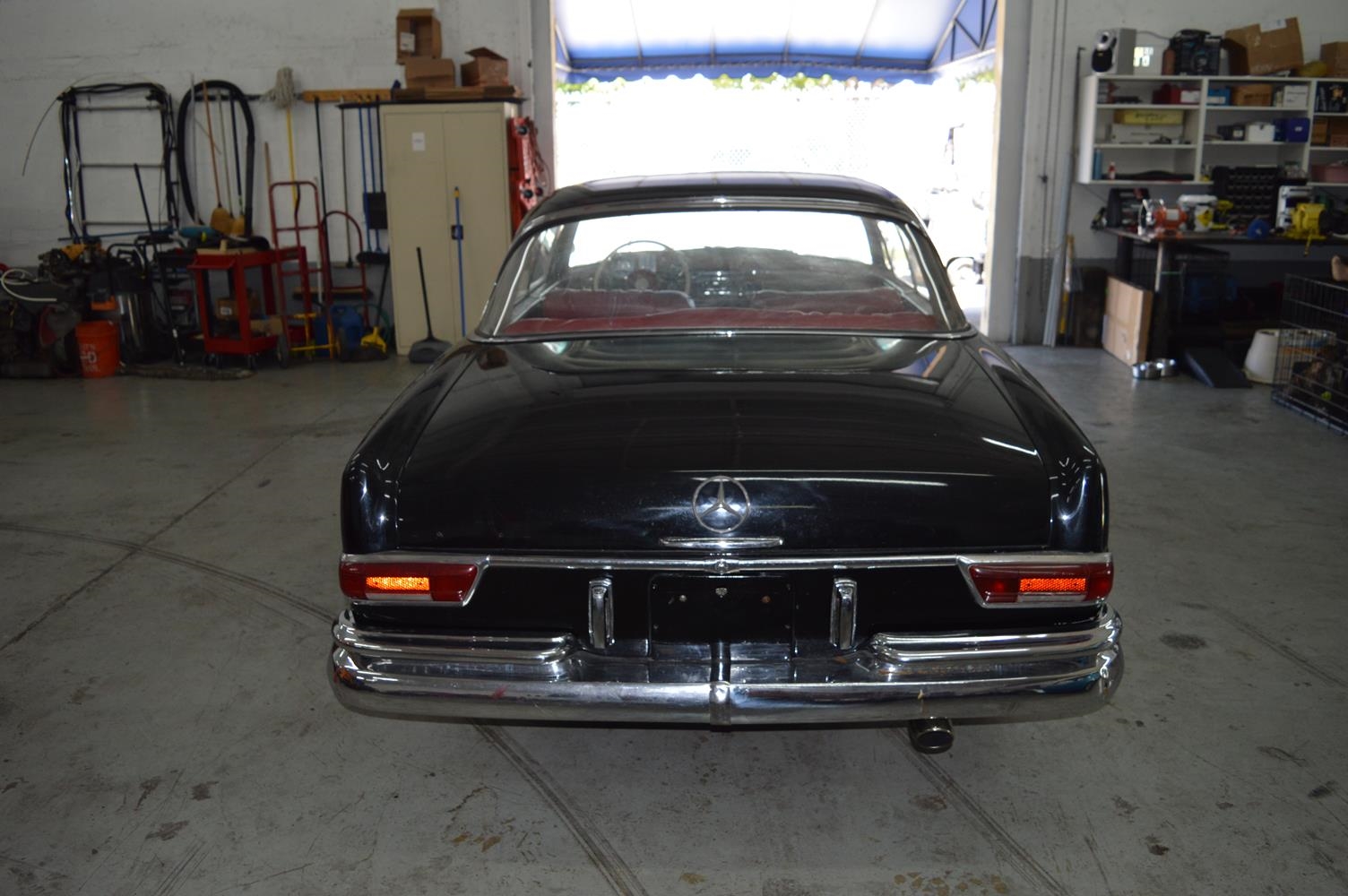 1963 Black Mercedes-Benz 200-Series Coupe