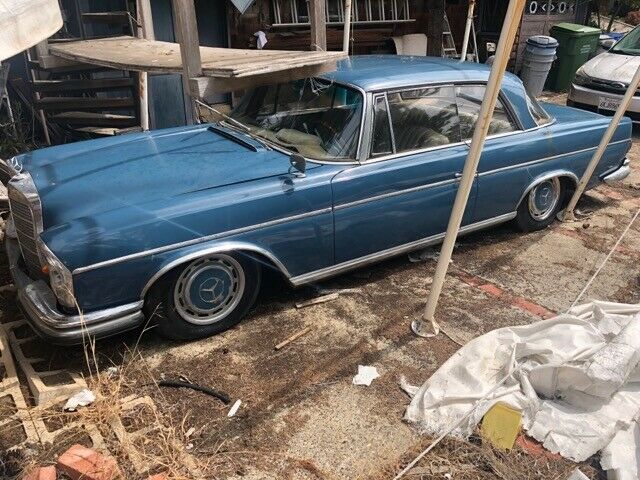 1963 Blue Mercedes-Benz 300-Series Coupe