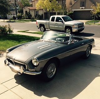 1963 Gray MG MGB Convertible